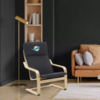 Poltrona in legno curvato NFL Miami Dolphins