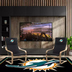 Poltrona in legno curvato NFL Miami Dolphins