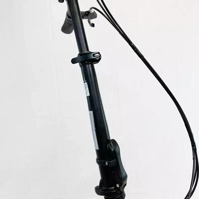 ZiZZO Ferro 7-Speed Steel 20" Folding Bike - Black