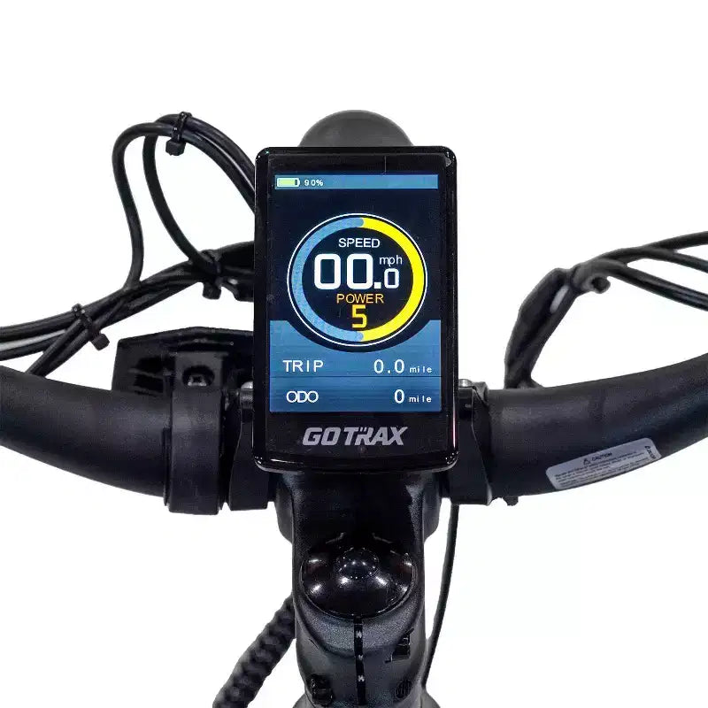 Bicicletta elettrica ibrida GOTRAX per adulti con pneumatici fat da 26" e telaio ribassato - Argento