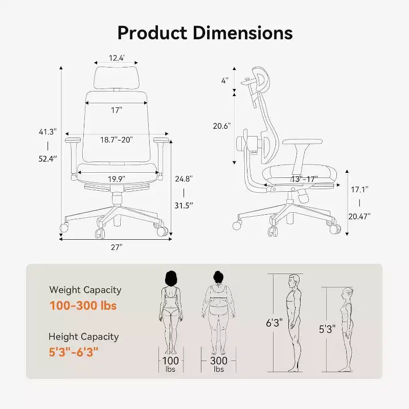 Newtral Magich-GPro Home Office Chair with Footrest - 4D Armrest