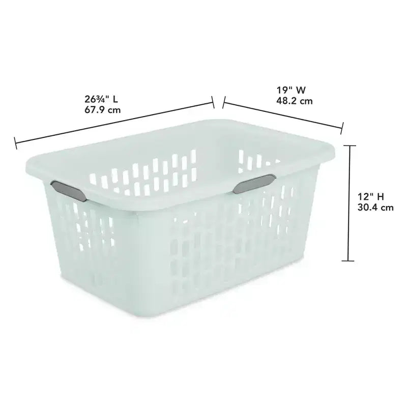 Cesto Portabiancheria Sterilite, Cesto in Plastica con Manici