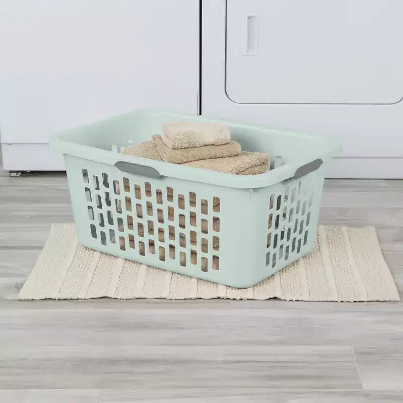 Cesto Portabiancheria Sterilite, Cesto in Plastica con Manici