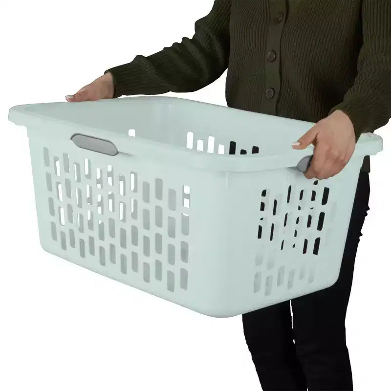 Cesto Portabiancheria Sterilite, Cesto in Plastica con Manici