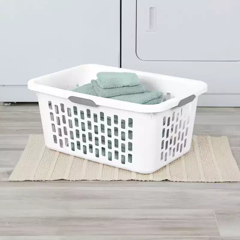 Cesto Portabiancheria Sterilite, Cesto in Plastica con Manici