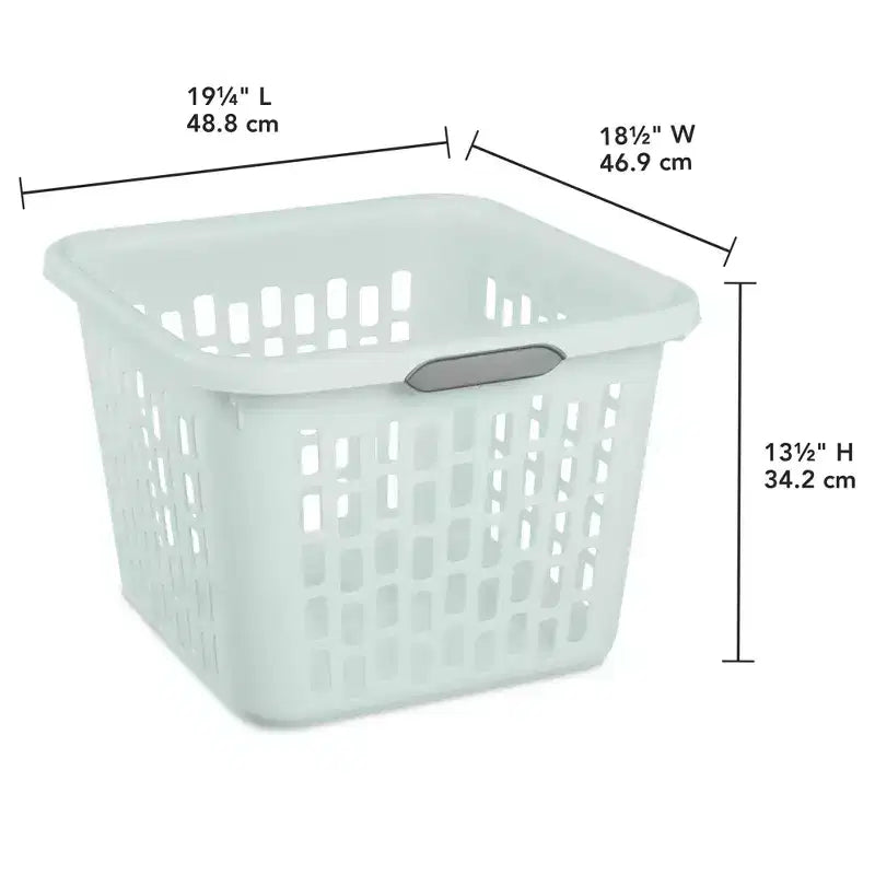 Cesto Portabiancheria Sterilite, Cesto in Plastica con Manici