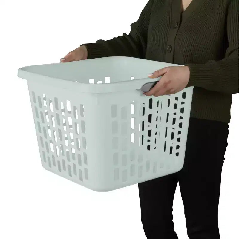 Cesto Portabiancheria Sterilite, Cesto in Plastica con Manici