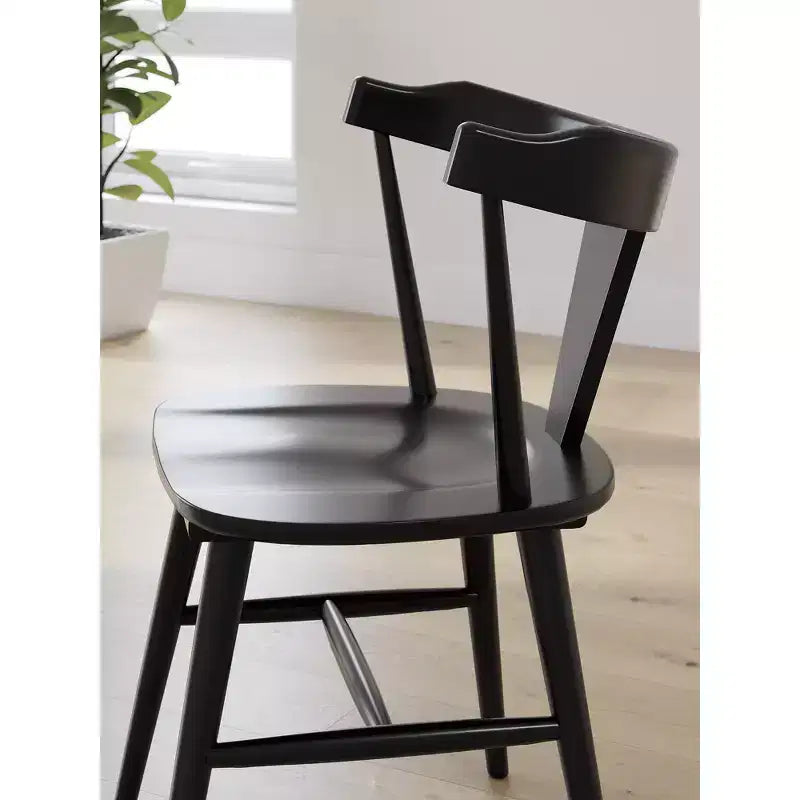 Signature Design by Ashley Gretlynn Sedie da pranzo moderne con schienale avvolgente, set da 2, nere