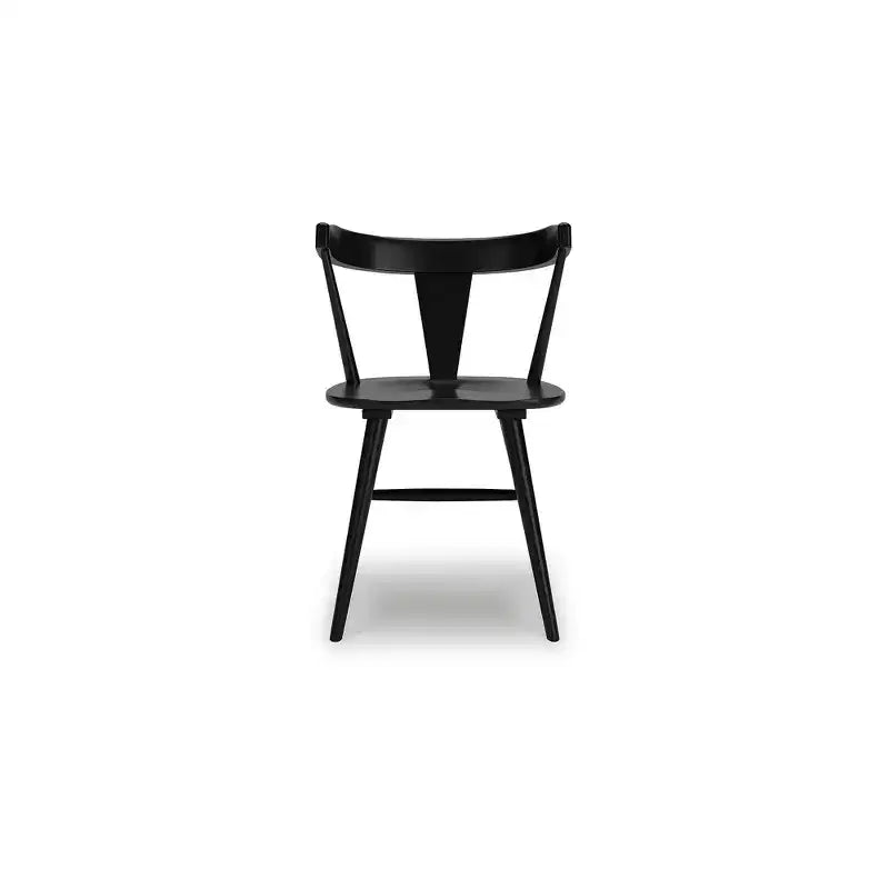 Signature Design by Ashley Gretlynn Sedie da pranzo moderne con schienale avvolgente, set da 2, nere