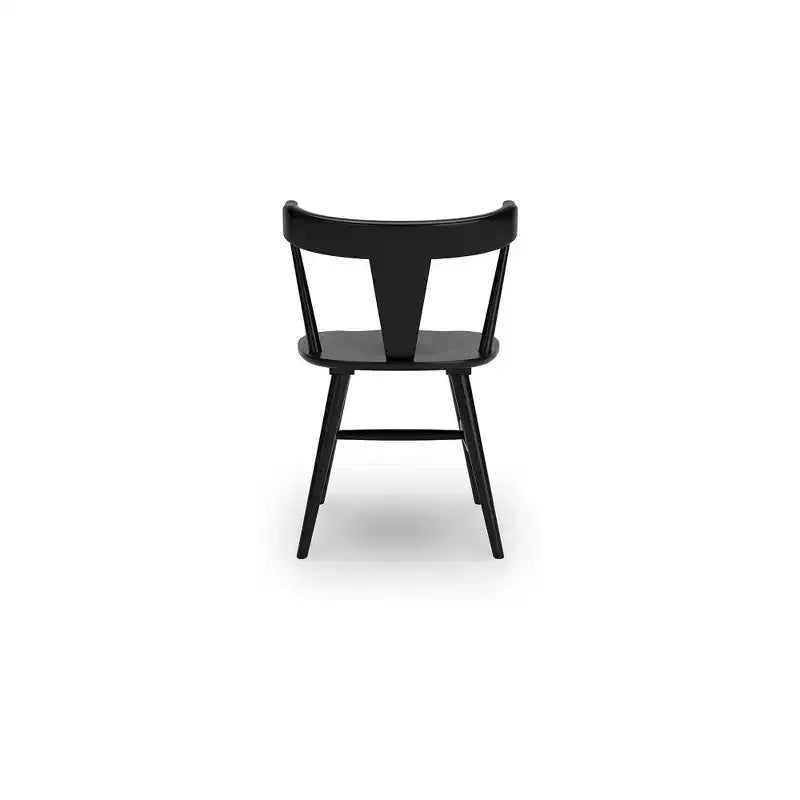 Signature Design by Ashley Gretlynn Sedie da pranzo moderne con schienale avvolgente, set da 2, nere