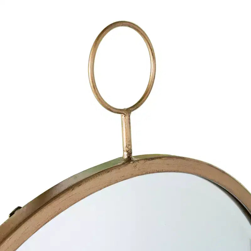 Specchio decorativo da parete Lorena - Oro - SEI