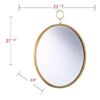 Specchio decorativo da parete Lorena - Oro - SEI