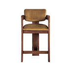 Meridian Furniture, Sgabello Sacha Saddle in velluto