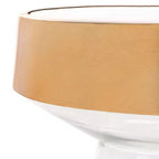 Szabo Round Accent Table - FOX5533A - Gold/Clear - Safavieh Couture