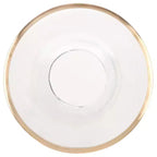 Szabo Round Accent Table - FOX5533A - Gold/Clear - Safavieh Couture
