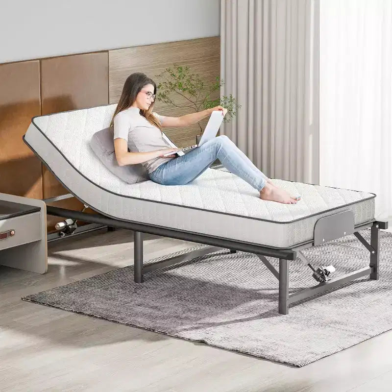 Sandinrayli Adjustable Bed Frame with Remote Control, Twin XL