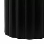 Tavolino moderno, tavolino laterale o comodino piccolo per l'arredamento della casa - Tavolo grande a coste con piano in marmo perfetto per piccoli spazi - 20 nero e verde