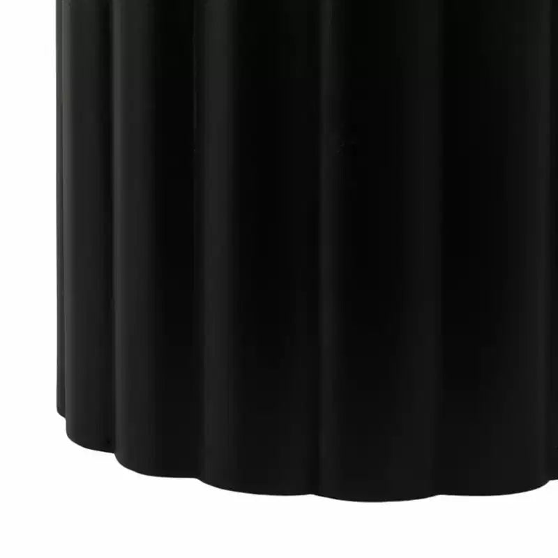 Tavolino moderno, tavolino laterale o comodino piccolo per l'arredamento della casa - Tavolo grande a coste con piano in marmo perfetto per piccoli spazi - 20 nero e verde