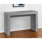 HomeRoots 47 Tavolo Consolle con Piano in Legno Grigio