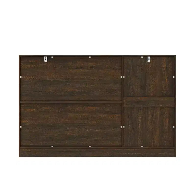 Famapy Wood - Grain Buffet Chest Kitchen Cabinet with Anti - Tipping Device - 3 Drawers+2 Doors for Kitchens or Living Room Storage