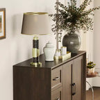 Famapy Wood - Grain Buffet Chest Kitchen Cabinet with Anti - Tipping Device - 3 Drawers+2 Doors for Kitchens or Living Room Storage