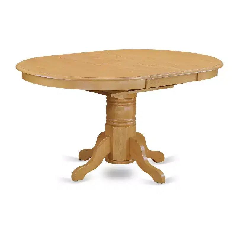 HomeStock Belmont Set da pranzo 5 pezzi con un tavolo da cucina e 4 sedie da cucina con seduta in legno in rovere