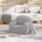 COZONY 2-in-1 Couch, Foldable Toddler Sofa to Lounger, Foam Chair