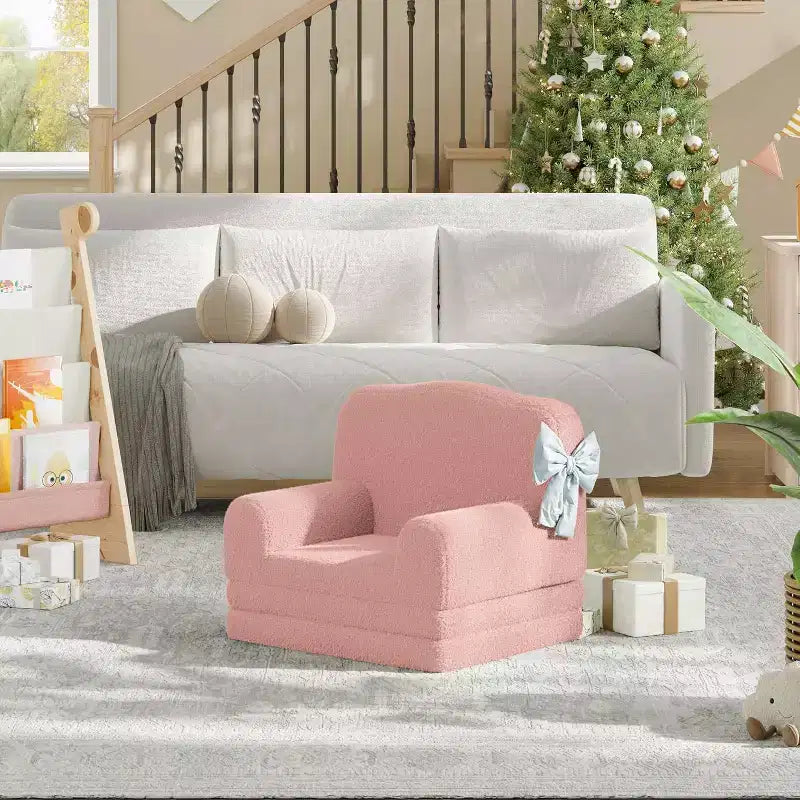 Divano 2-in-1 COZONY, Divano Pieghevole per Bambini da Poltrona a Lettino, Sedia in Schiuma
