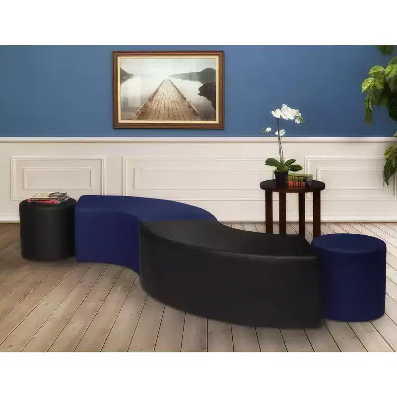 Regency,Aurora Curved Ottoman