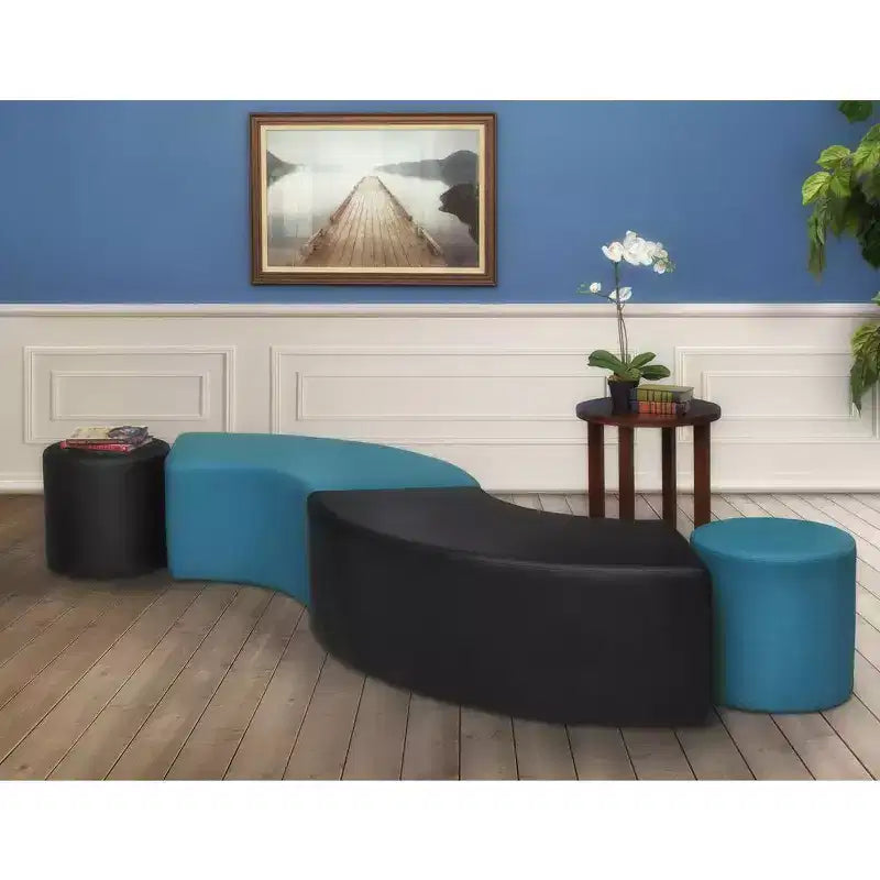 Regency,Aurora Curved Ottoman