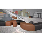 Regency,Aurora Curved Ottoman