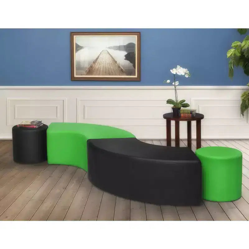 Regency,Aurora Curved Ottoman