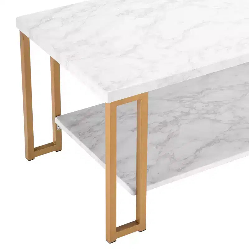 Karl Home Marble Top Coffee Table