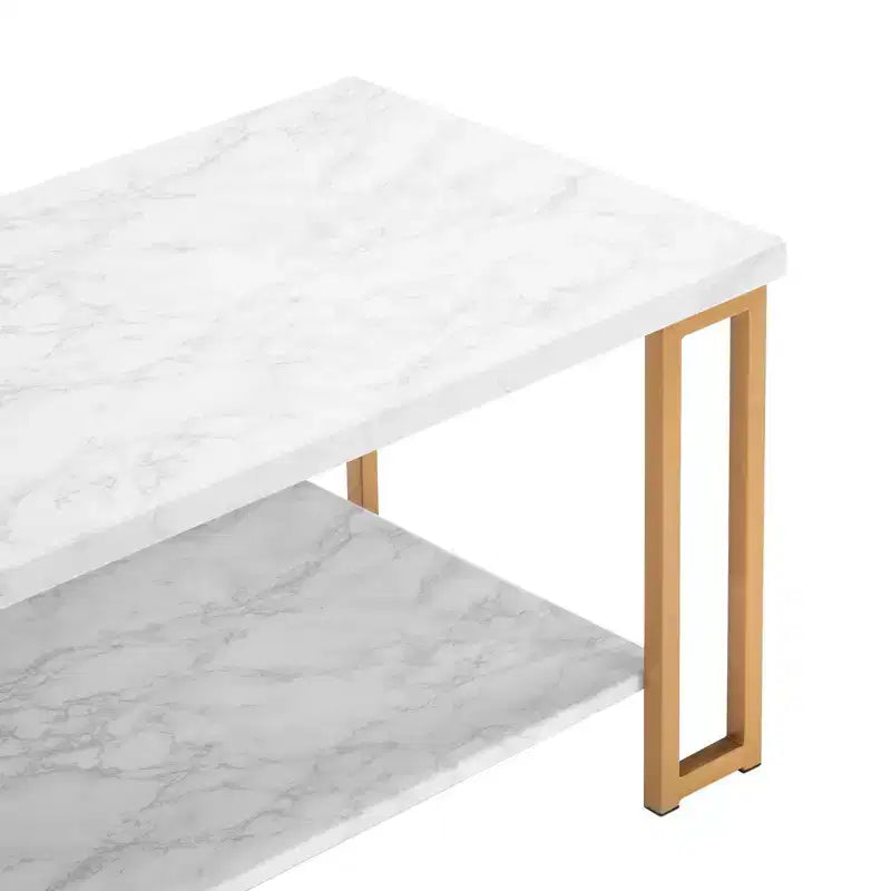 Karl Home Marble Top Coffee Table