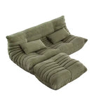 69 Inch Teddy Sofa,Loveseat Bean Bag Couch with Deep Seat,Upholstered Couches for Living Room,Bedroom,Apartment