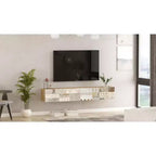 Mobile TV HomeStock - Mobile da Soggiorno con Ripiani e Ante Contenitore