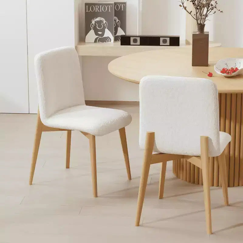 MAYEERTY Dining Chair Wood Leg for Kitchen Dining Area