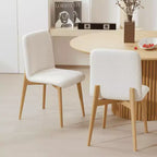 MAYEERTY Dining Chair Wood Leg for Kitchen Dining Area