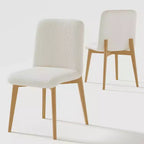 MAYEERTY Dining Chair Wood Leg for Kitchen Dining Area