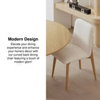 MAYEERTY Dining Chair Wood Leg for Kitchen Dining Area