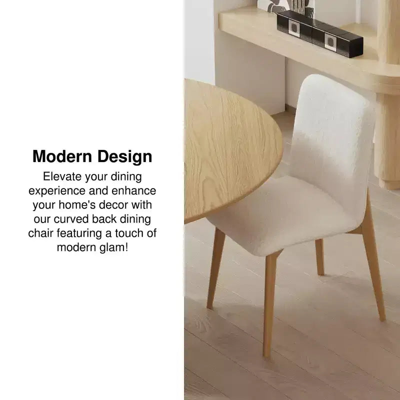 MAYEERTY Dining Chair Wood Leg for Kitchen Dining Area