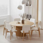 MAYEERTY Dining Chair Wood Leg for Kitchen Dining Area