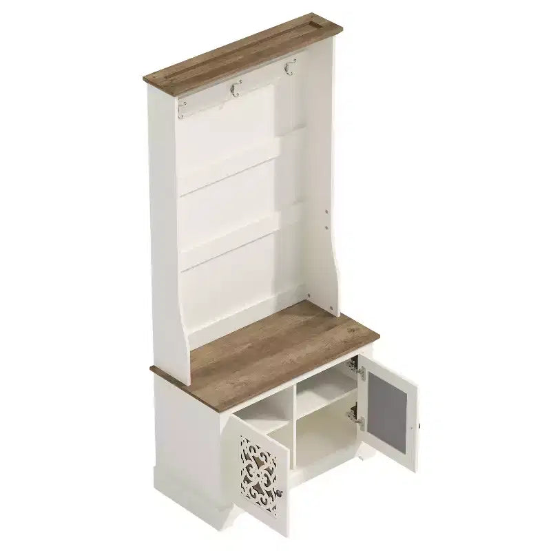 Galano Calidia Cizens Hall Tree - Ivory