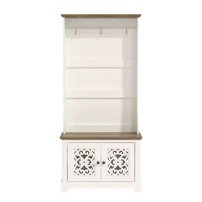 Galano Calidia Cizens Hall Tree - Ivory