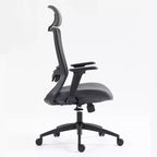 Okak Computer Chair with High Back, Office Chair with Headrest and Wheels, Mesh Desk Chair for Office, Study, Reading Room