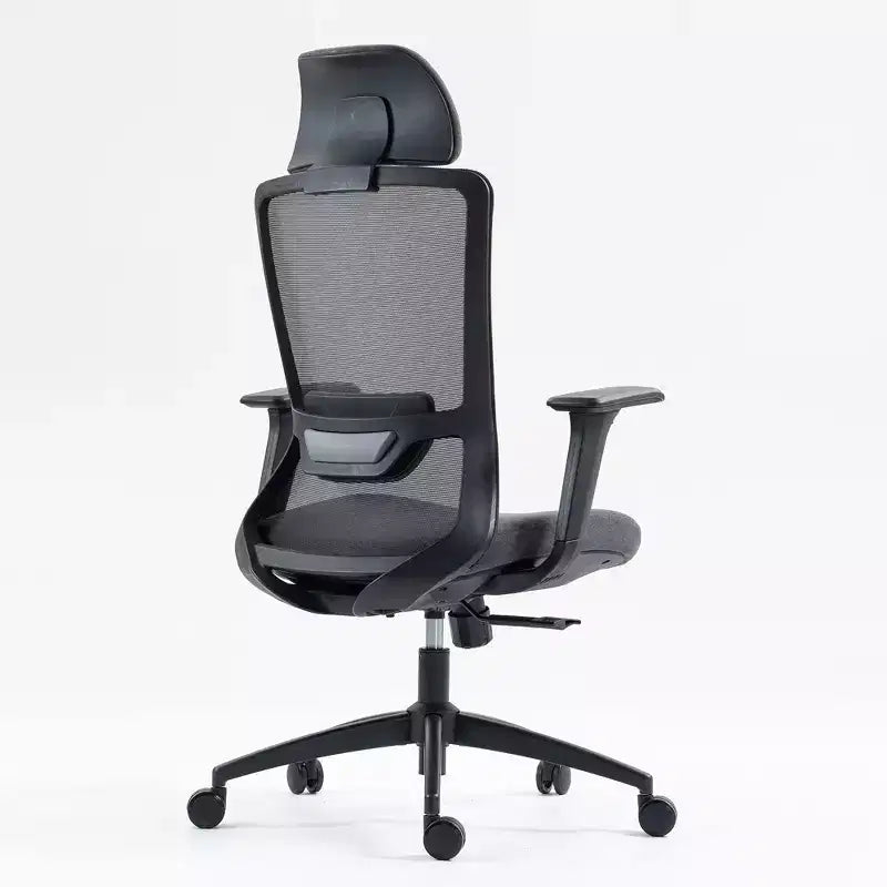Okak Computer Chair with High Back, Office Chair with Headrest and Wheels, Mesh Desk Chair for Office, Study, Reading Room
