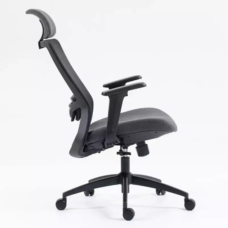 Okak Computer Chair with High Back, Office Chair with Headrest and Wheels, Mesh Desk Chair for Office, Study, Reading Room