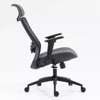 Okak Computer Chair with High Back, Office Chair with Headrest and Wheels, Mesh Desk Chair for Office, Study, Reading Room
