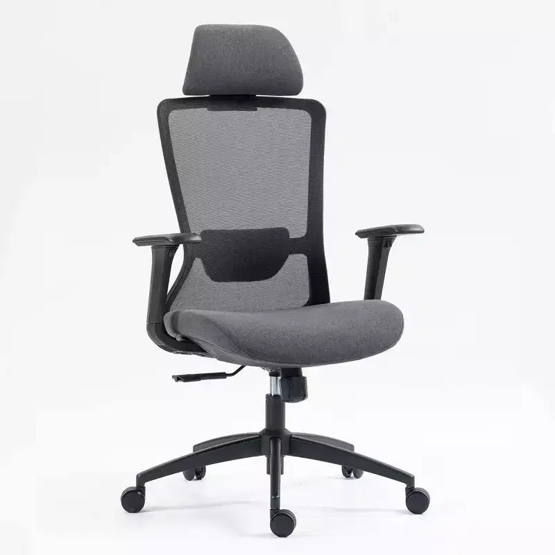 Okak Computer Chair with High Back, Office Chair with Headrest and Wheels, Mesh Desk Chair for Office, Study, Reading Room