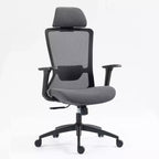 Okak Computer Chair with High Back, Office Chair with Headrest and Wheels, Mesh Desk Chair for Office, Study, Reading Room